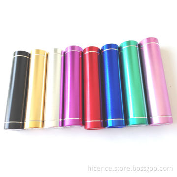 Cylinder Type 2600mAh Emergency Charger
